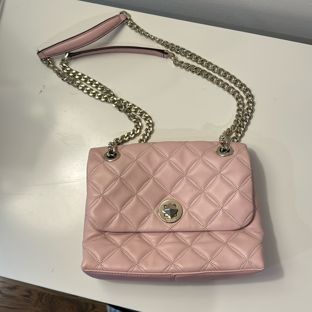 Kate Spade New York Leather Chain Link Shoulder Bag